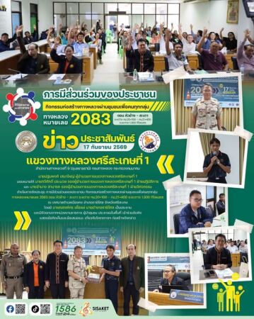 การมีส่วนร่วมของประชาชน ทล.2083